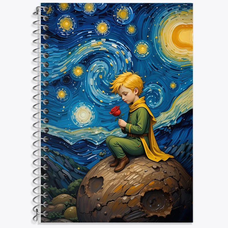 دفتر لغت 50 برگ خندالو طرح شازده کوچولو کد F12075