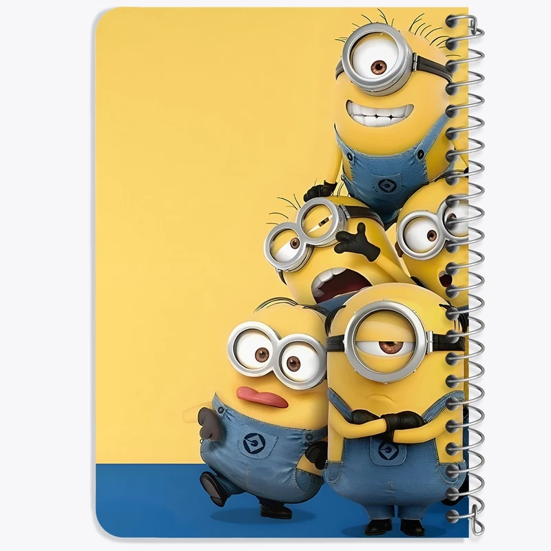 دفتر یادداشت 50 برگ خندالو طرح مینیون‌ها (Minions) کد F3385