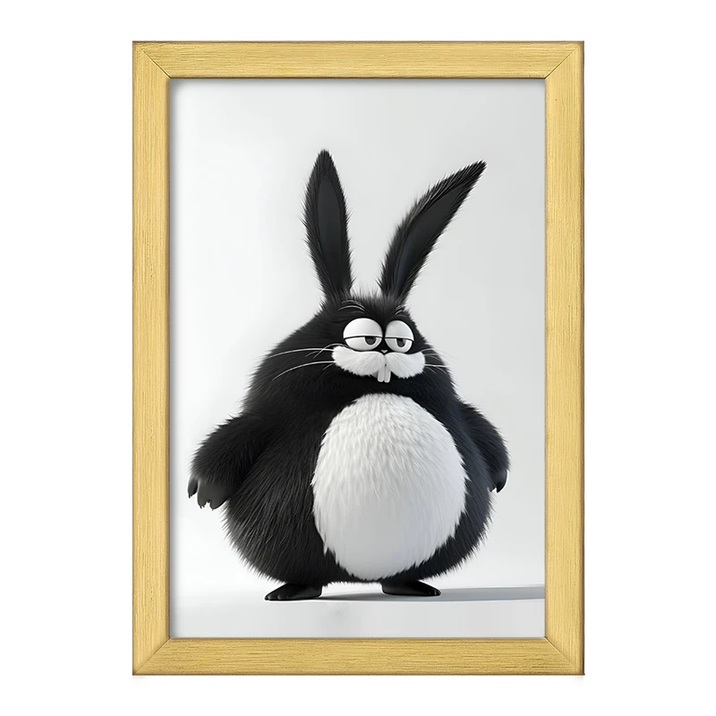 تابلو خندالو طرح خرگوش بامزه کد F6298
