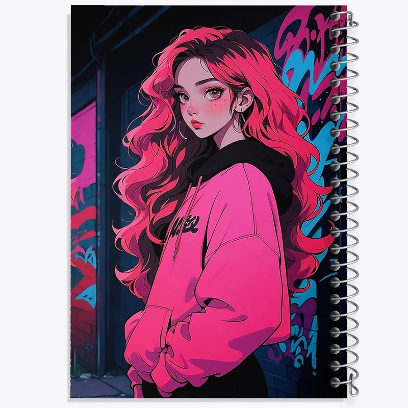 دفتر شطرنجی 50 برگ خندالو طرح دخترانه کد F2935