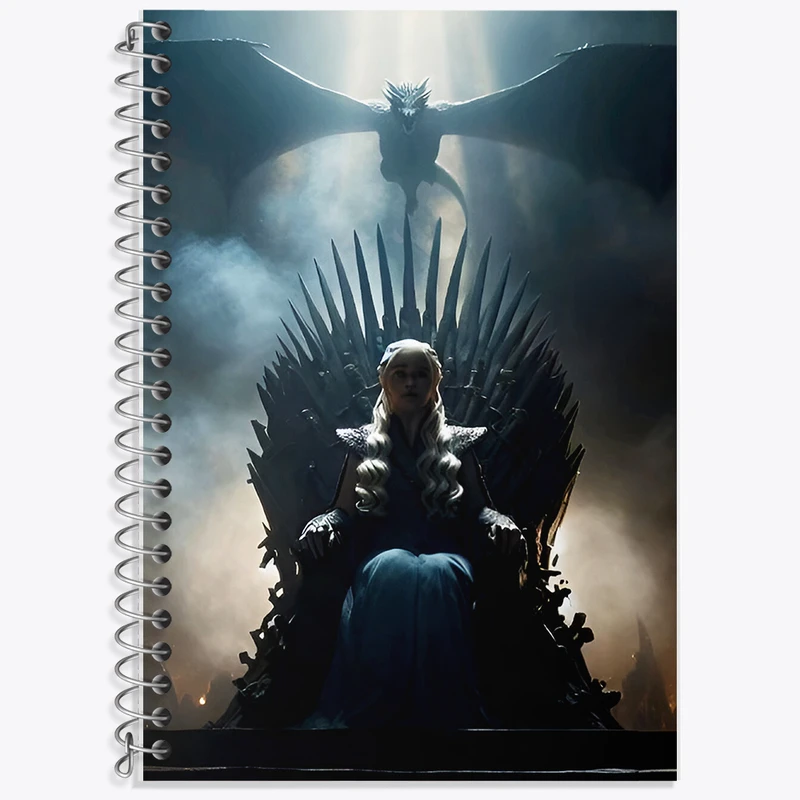 دفتر نت موسیقی 50 برگ خندالو طرح بازی تاج و تخت (Game Of Thrones) کد F10157