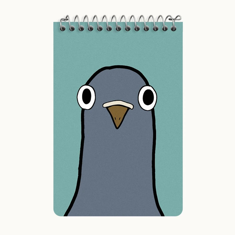 دفتر یادداشت 50 برگ خندالو طرح کبوتر خنگ کد F6679