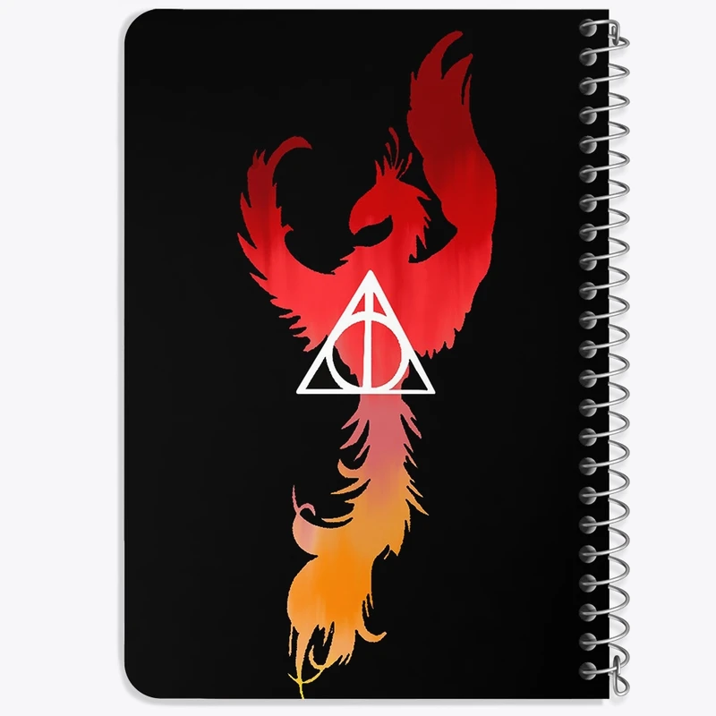 دفتر یادداشت 50 برگ خندالو طرح هری پاتر (Harry Potter) کد F2461