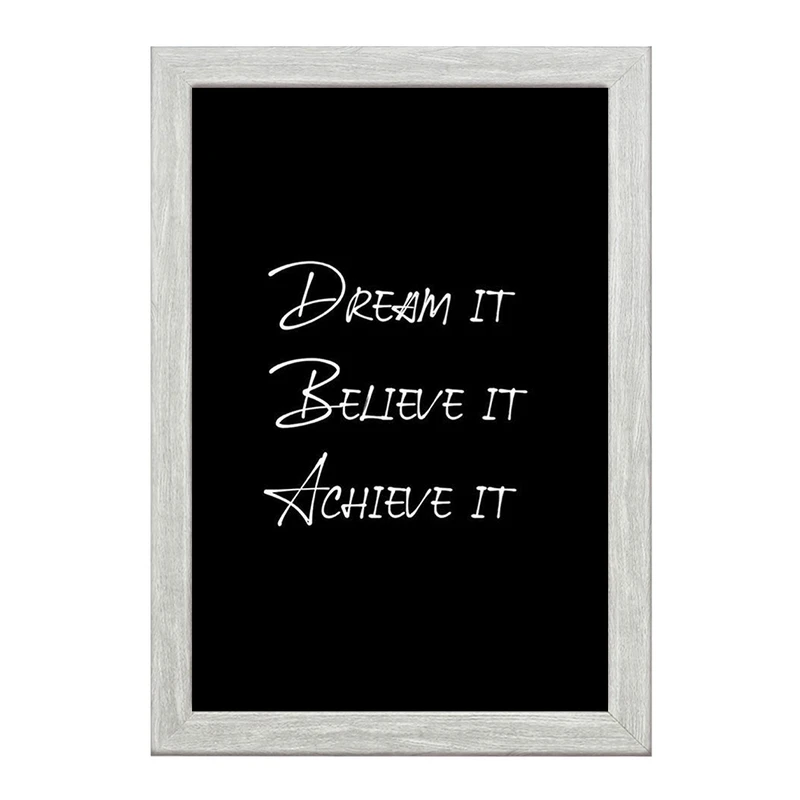 تابلو خندالو طرح Dream It Believe It Achieve It کد F1215