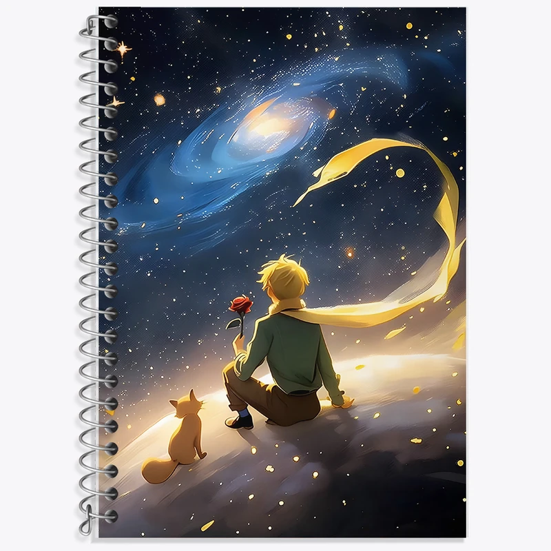 دفتر نت موسیقی 50 برگ خندالو طرح شازده کوچولو کد F8877