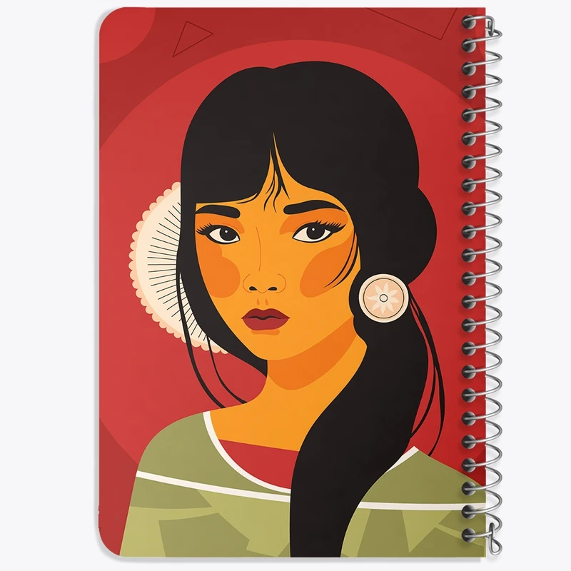 دفتر یادداشت 50 برگ خندالو طرح دختر قوی Girl Power کد 28957