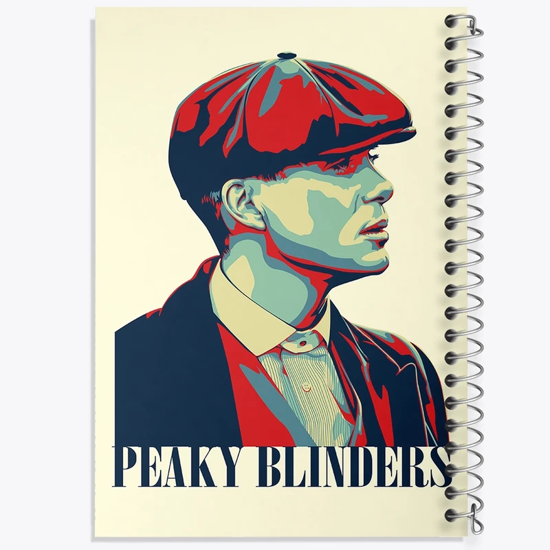 دفتر طراحی 50 برگ خندالو مدل پیکی بلایندرز (Peaky Blinders) کد N2834