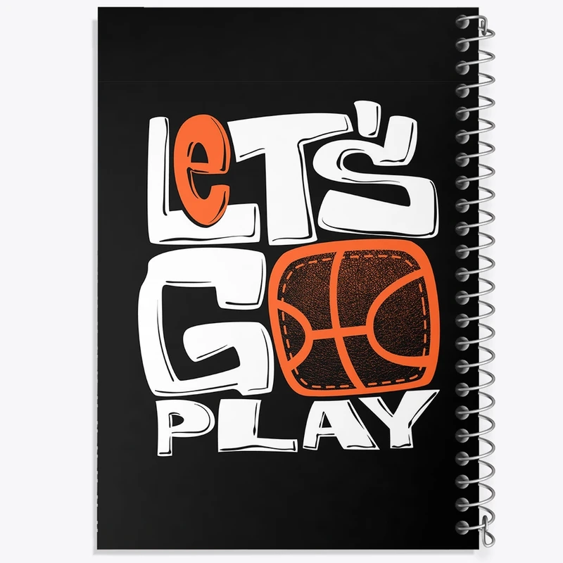 دفتر طراحی 50 برگ خندالو طرح بسکتبال  کد 4989