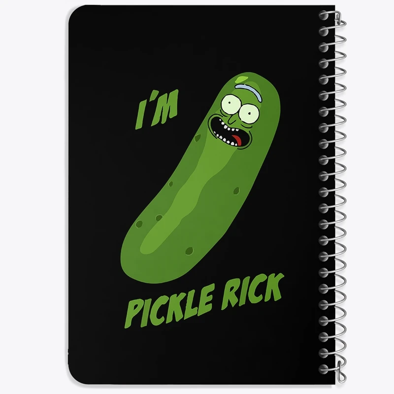 دفتر یادداشت 50 برگ خندالو طرح انیمیشن ریک و مورتی Rick and Mort کد 26594