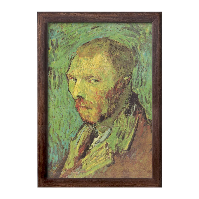 تابلو خندالو طرح سلف پرتره ونسان ونگوگ (Van Gogh) کد 36808