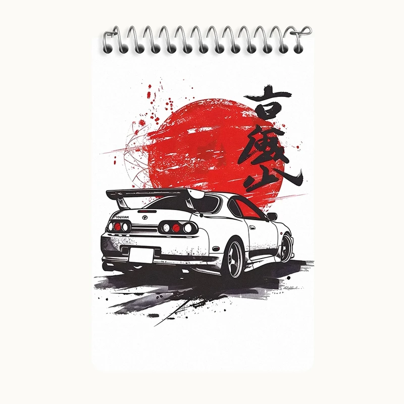 دفتر یادداشت 50 برگ خندالو طرح ماشین اسپرت کد F10439