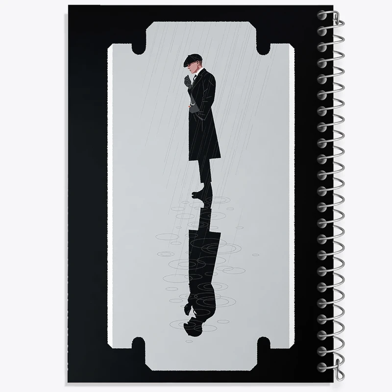 دفتر طراحی 50 برگ خندالو طرح سریال پیکی بلایندرز Peaky Blinders  کد 3200