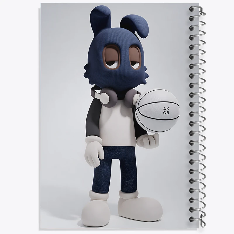 دفتر نقاشی 50 برگ خندالو طرح آدمک ماسک دار کد F4045