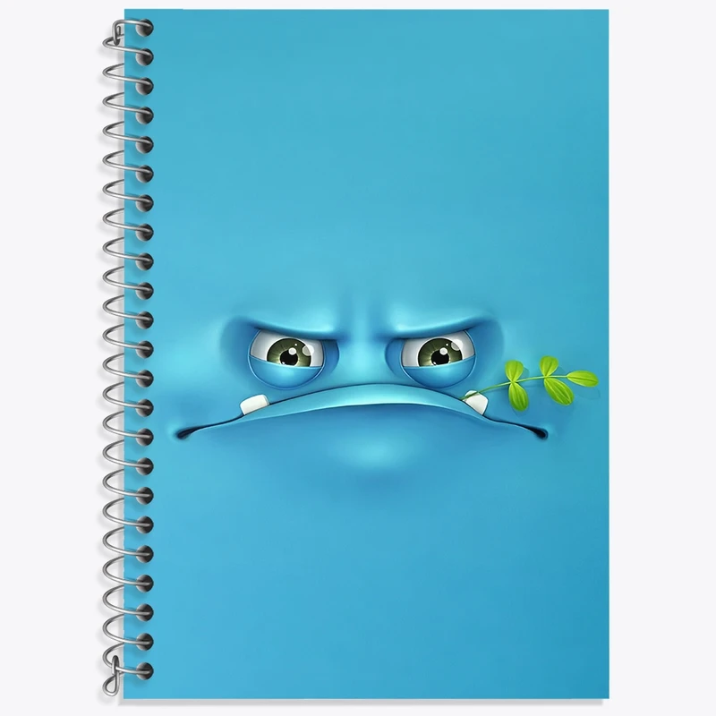 دفتر لغت 50 برگ خندالو طرح ایموجی بامزه کد F3317