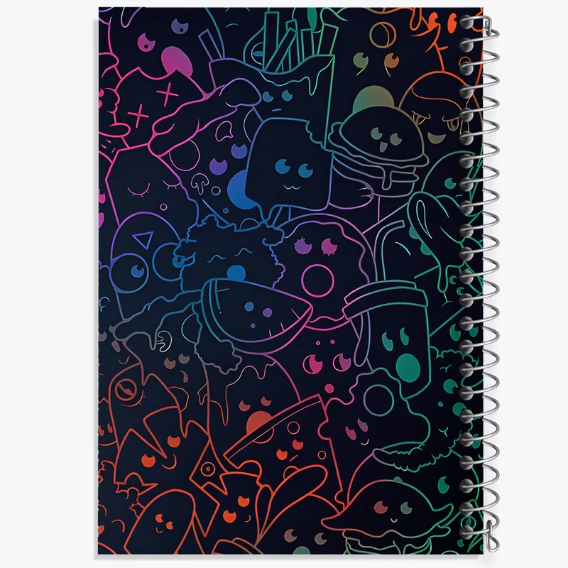 دفتر مشق 100 برگ خندالو طرح پترن فانتزی کد N6771