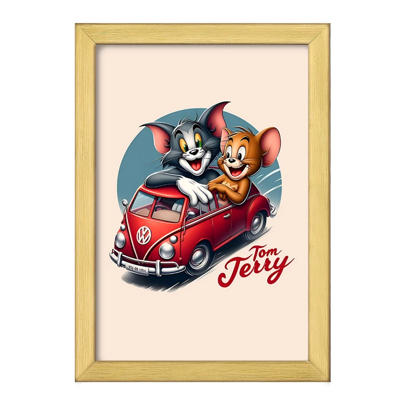 تابلو خندالو طرح تام و جری (Tom and Jerry) کد F7098