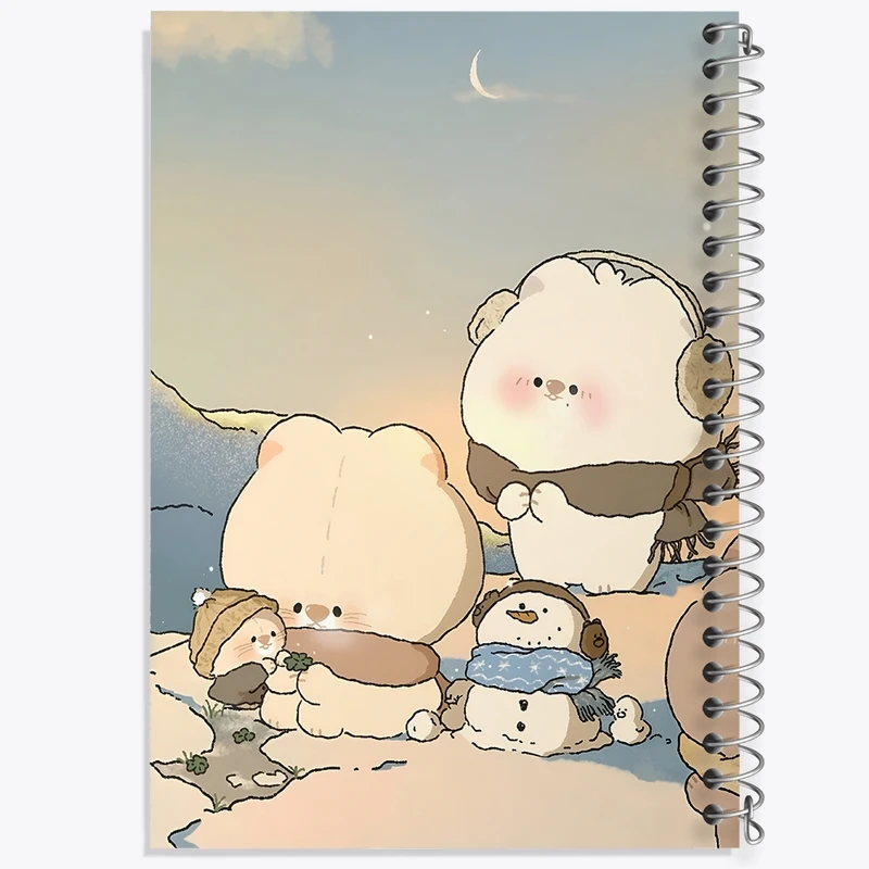 دفتر طراحی 50 برگ خندالو طرح حیوانات کیوت و بامزه کد N4049