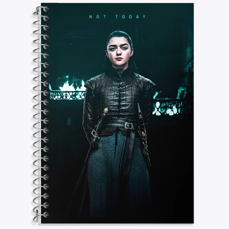 دفتر زبان دوخط 50 برگ خندالو طرح بازی تاج و تخت (Game Of Thrones) کد F10149