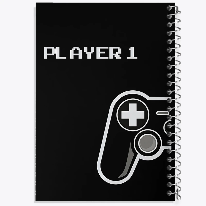 دفتر شطرنجی 50 برگ خندالو طرح گیمر (Gamer) کد F3982