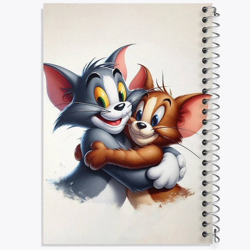 دفتر لیست خرید 50 برگ خندالو طرح تام و جری کد F2988