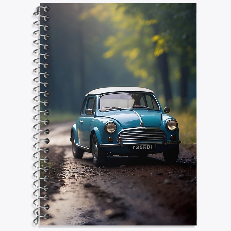 دفتر زبان دوخط 50 برگ خندالو طرح مینی ماینر کد F4232