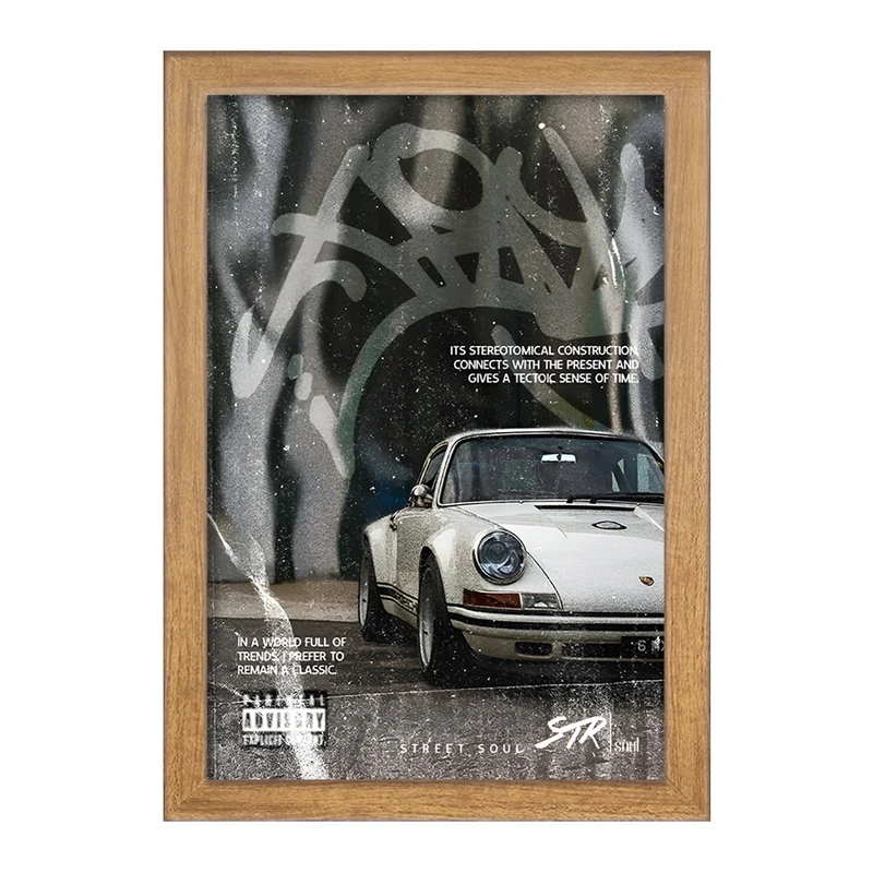 تابلو خندالو طرح پورشه (Porsche) کد F13521