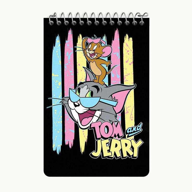 دفتر یادداشت 50 برگ خندالو طرح تام و جری کد F2989