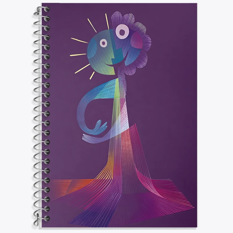 دفتر لغت 50 برگ خندالو طرح انیمیشن روح کد F9809