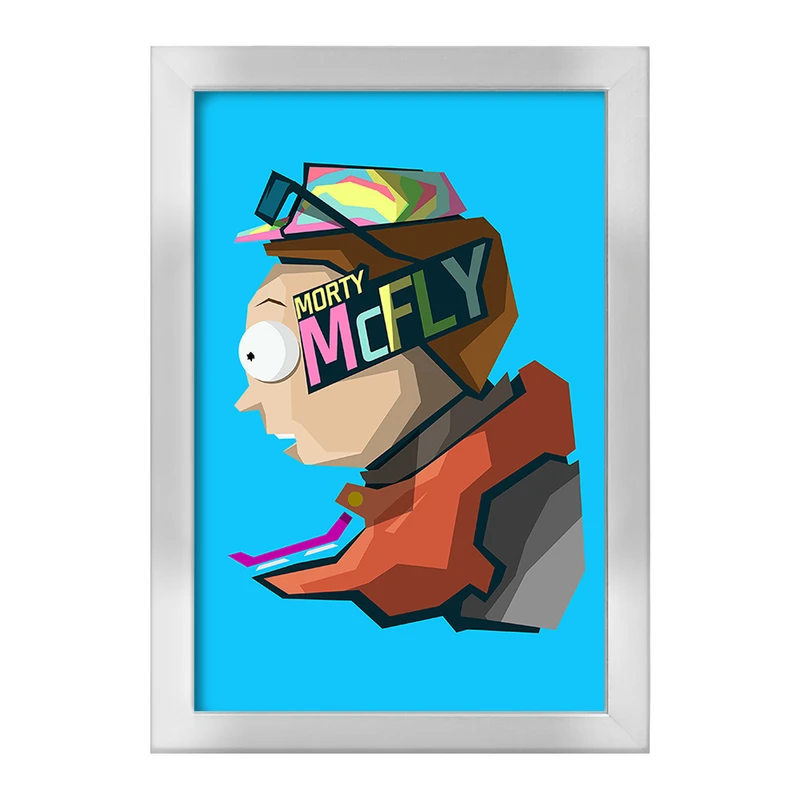 تابلو خندالو طرح انیمیشن ریک و مورتی Rick and Mort کد 26395