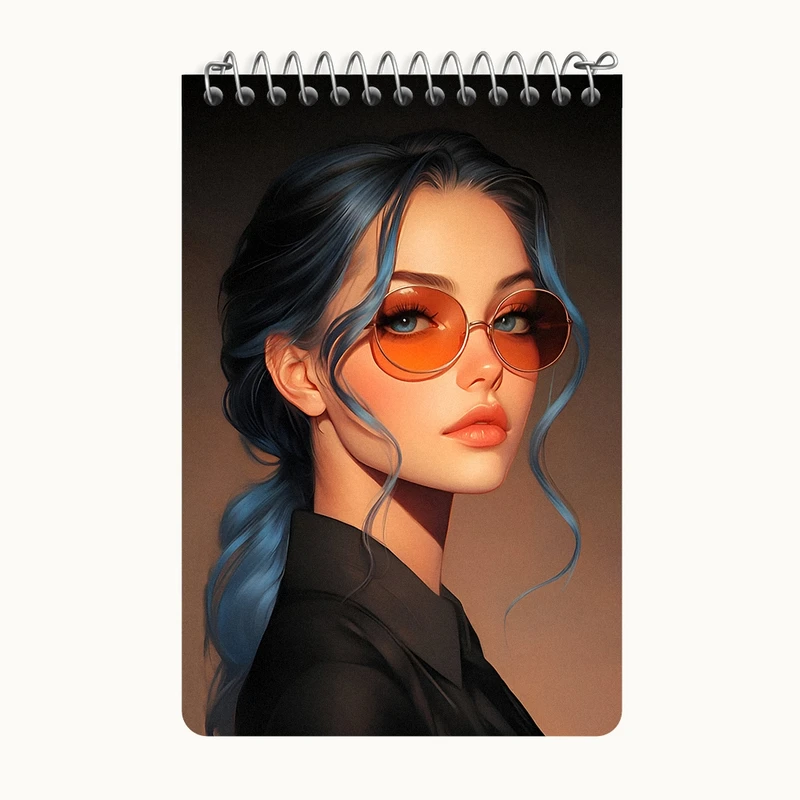 دفتر یادداشت 50 برگ خندالو طرح دخترانه کد F6600