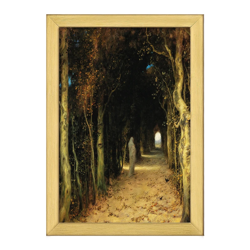 تابلو خندالو طرح نقاشی لیدی آبسنت اثر فردیناند کلر کد F12377