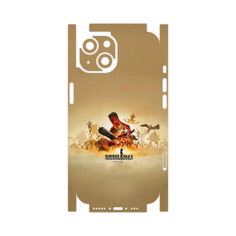 برچسب پوششی ماهوت مدل Serious Sam Game Series-FullSkin مناسب برای گوشی موبایل اپل iPhone 14