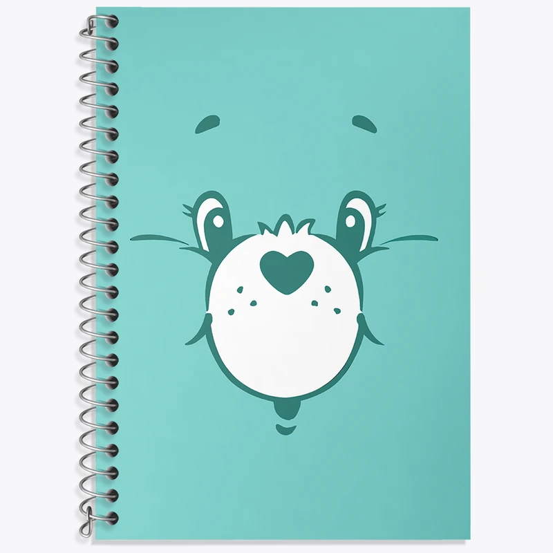 دفتر زبان دوخط 50 برگ خندالو طرح خرس مهربون کد N7072