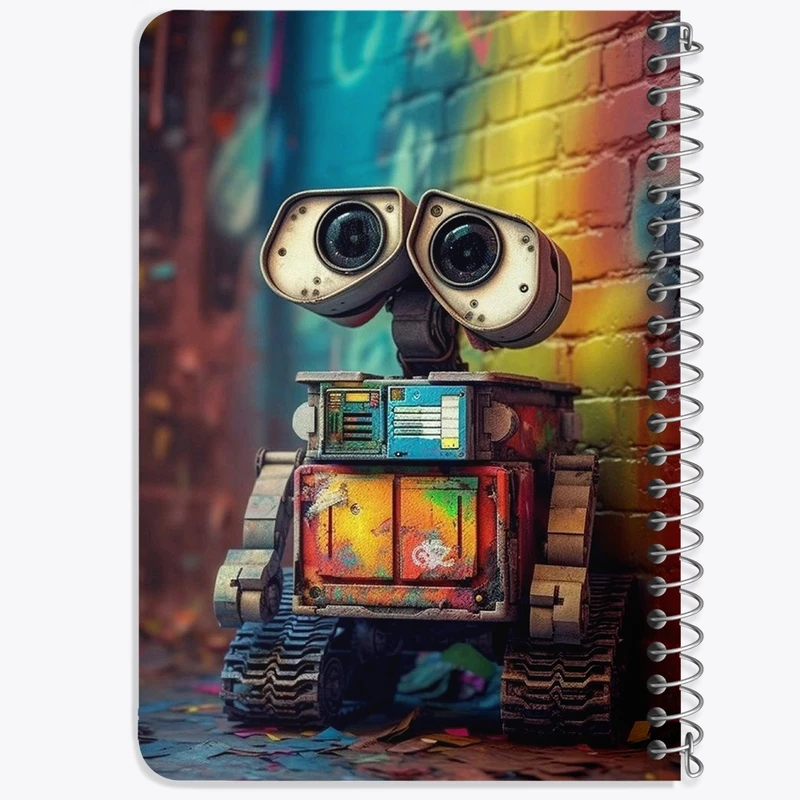 دفتر یادداشت 50 برگ خندالو طرح وال ای (Wall-E) کد N2193