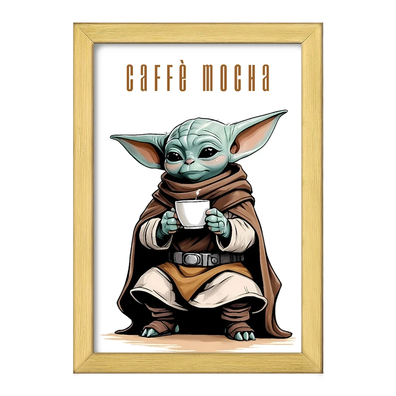 تابلو خندالو طرح بیبی یودا کد F10177