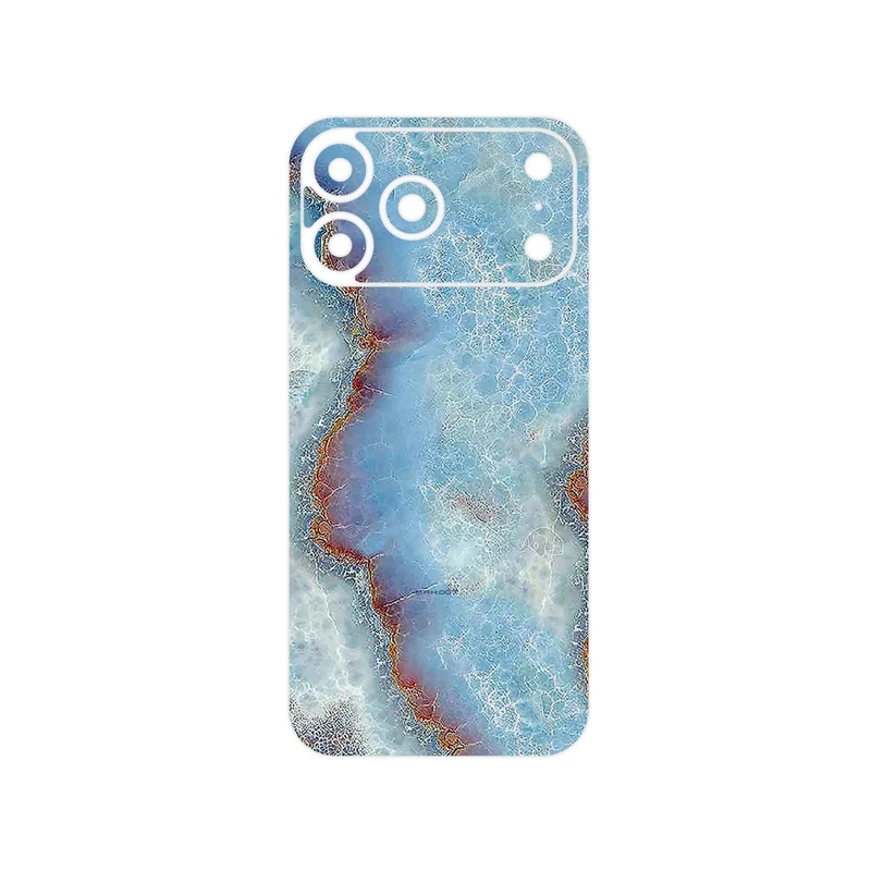 برچسب پوششی ماهوت مدل Blue_Ocean_Marble مناسب برای گوشی موبایل اپل iPhone 17 Pro Max