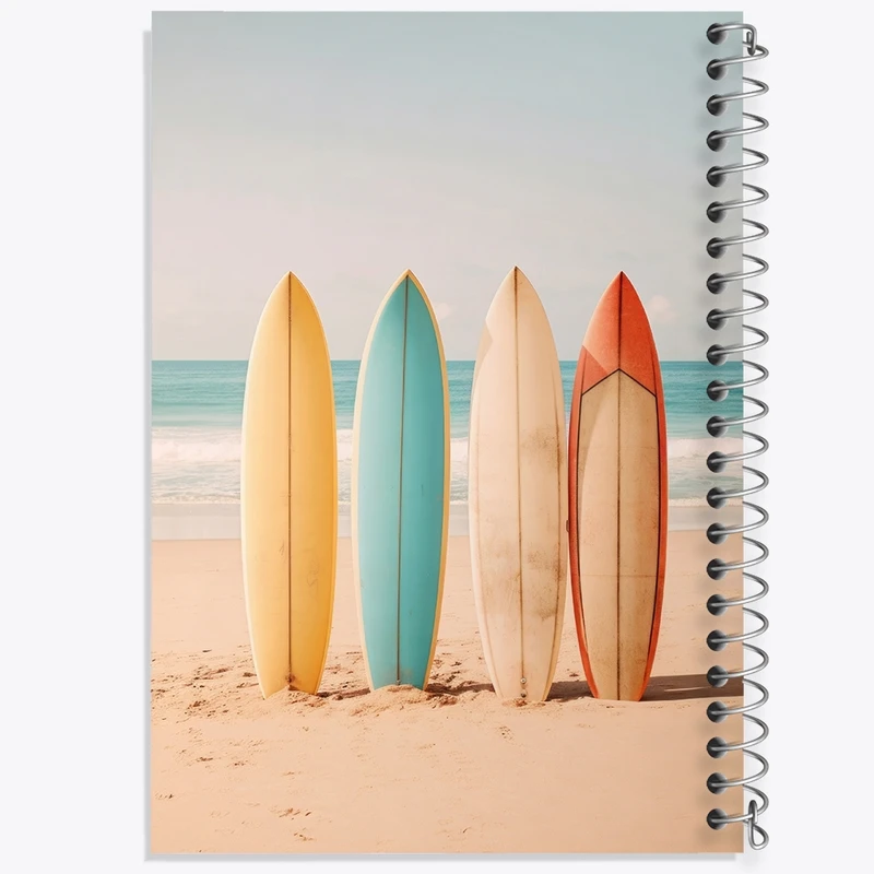 دفتر لیست خرید 50 برگ خندالو طرح تخته موج سواری کد F3566