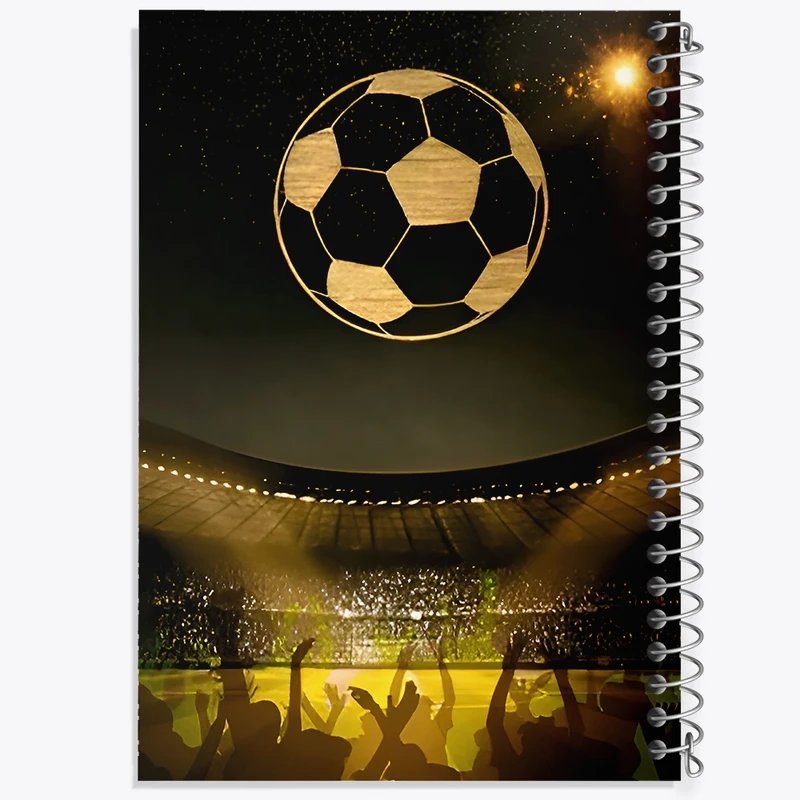 دفتر طراحی 50 برگ خندالو طرح توپ فوتبال کد F9536