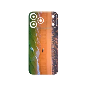 MAHOOT Beach and Green Sea Cover Sticker for Apple iPhone 17 Pro Max