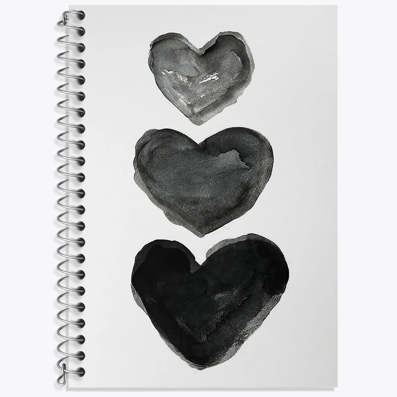 دفتر لغت 50 برگ خندالو طرح قلب کد F3882