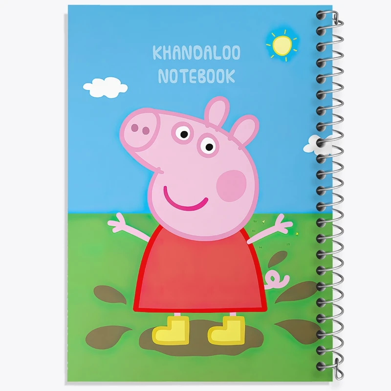 دفتر شطرنجی 50 برگ خندالو طرح انیمیشن پپا پیگ (Peppa Pig) کد N9287