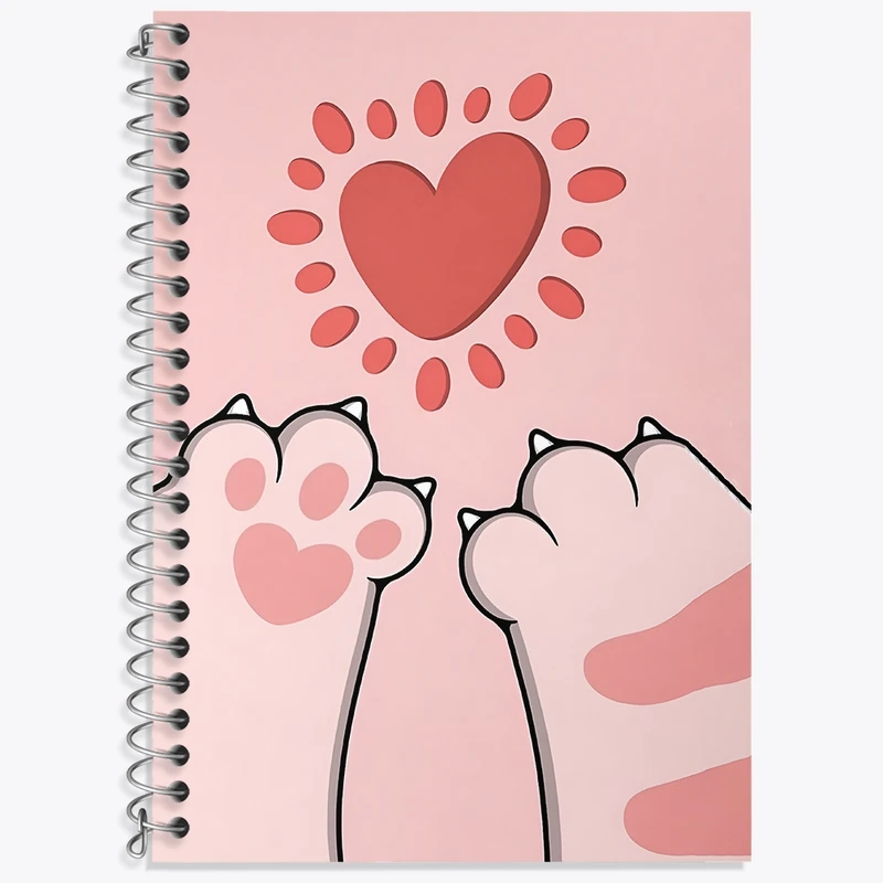 دفتر لغت 50 برگ خندالو طرح پنجه گربه کد N6225