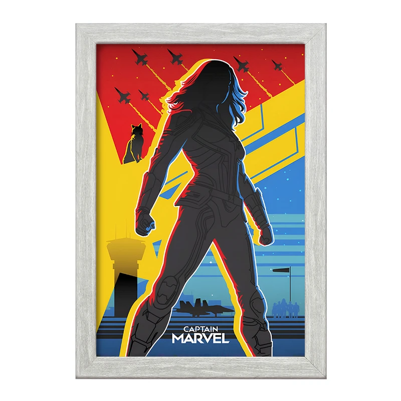 تابلو خندالو طرح کاپیتان مارول (Captain Marvel) کد F13573