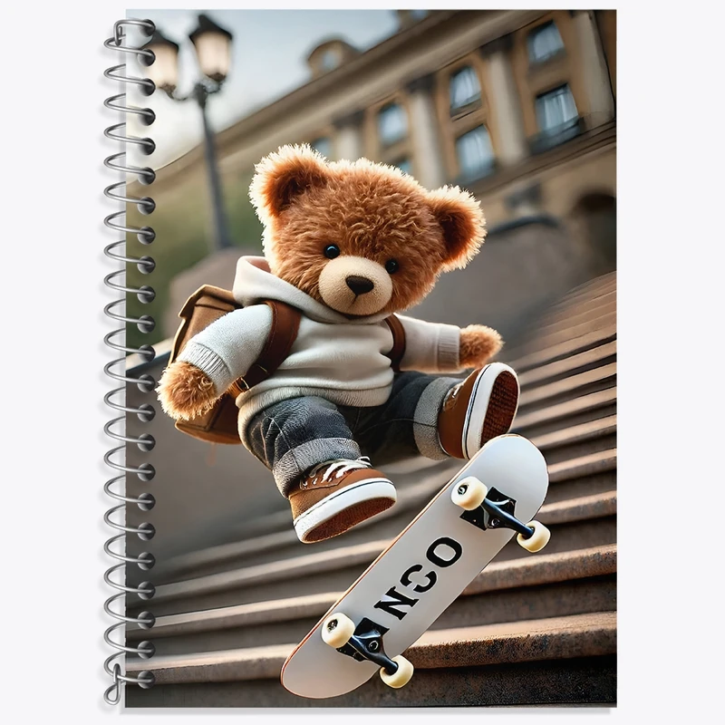 دفتر لغت 50 برگ خندالو طرح تدی کیوت کد F4340