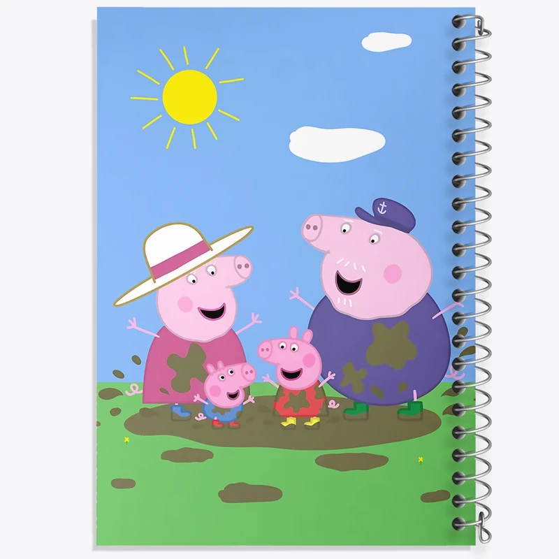 دفتر لیست خرید 50 برگ خندالو طرح انیمیشن پپا پیگ (Peppa Pig) کد N9239