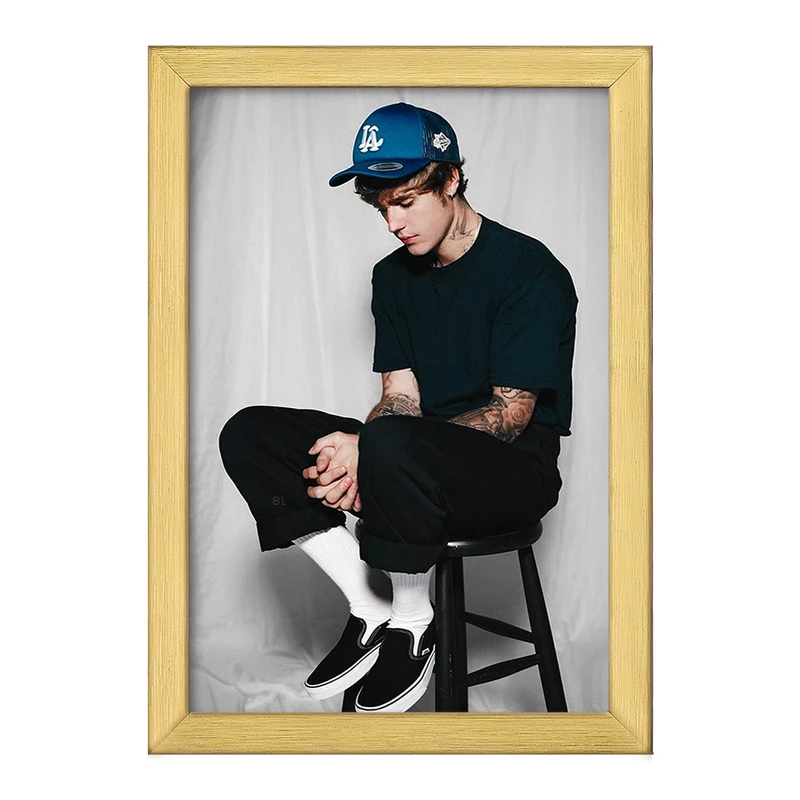 تابلو خندالو طرح جاستین بیبر Justin Bieber  کد 19027