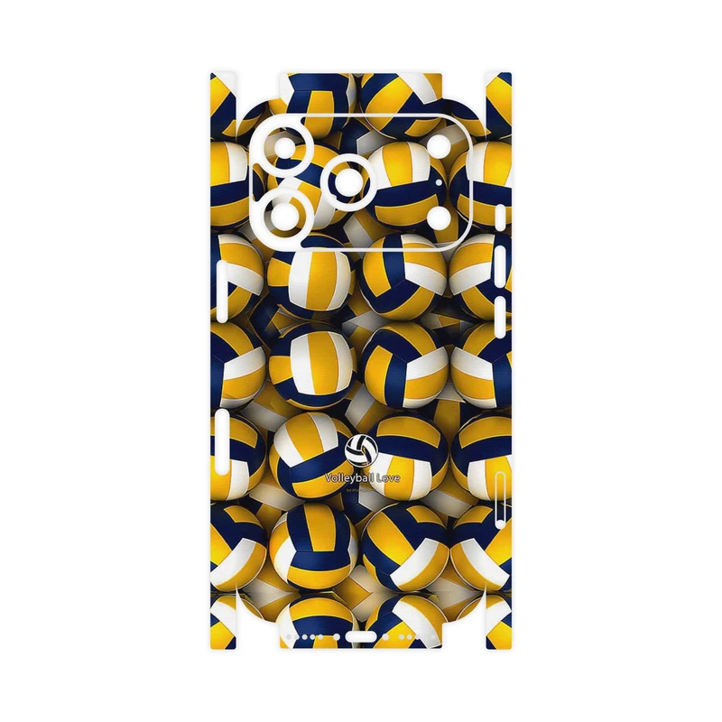 برچسب پوششی ماهوت مدل Volleyball-FullSkin مناسب برای گوشی موبایل اپل iPhone 17 Pro