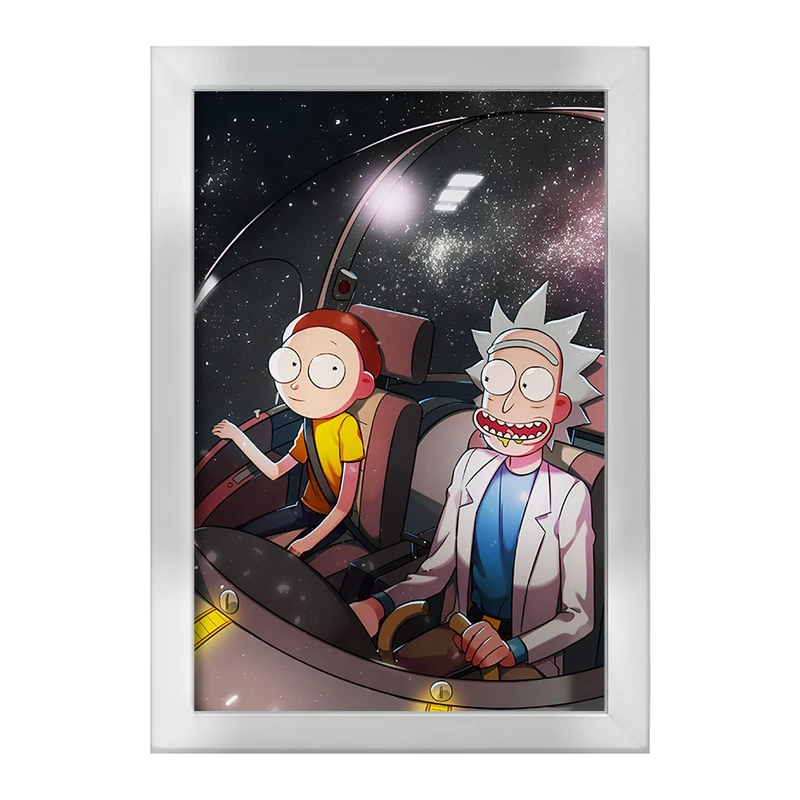 تابلو خندالو طرح ریک و مورتی (Rick and Morty) کد F4462