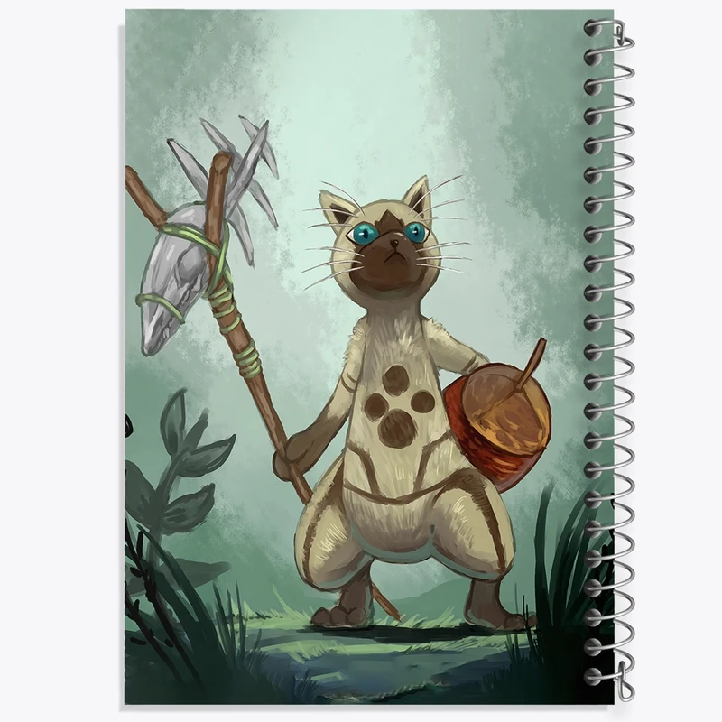 دفتر طراحی 50 برگ خندالو طرح بازی شکارچی هیولا (Monster Hunter) کد 33259