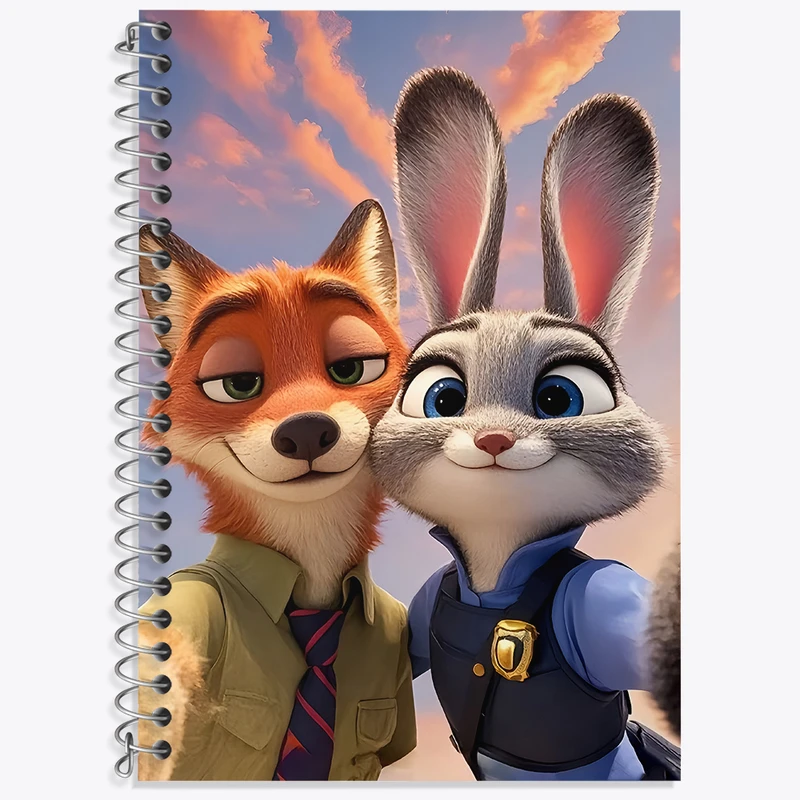 دفتر نت موسیقی 50 برگ خندالو طرح زوتوپیا (Zotopia) کد N7305